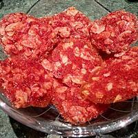 recette tuiles aux framboises
