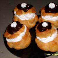 recette CHOUX CREME PATISSIERE/CHANTILLY