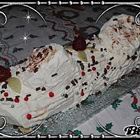 recette Bûche roulé framboises/chantilly