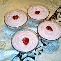 recette mousse au fraise facile