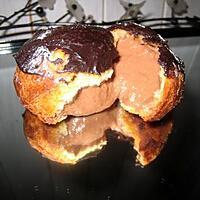 recette Petits choux chocolat-amande amère