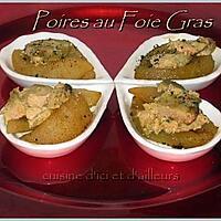 recette Poires au Foie Gras