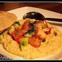 recette houmous & pita maison