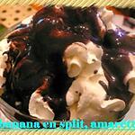 recette banana en split, amaretto
