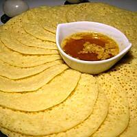 recette Baghrir  (crèpes 1000 trous)