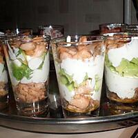 recette verrine saumon avocat