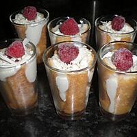 recette verrine charlotte aux framboises