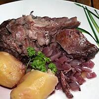 recette Museau de porc au vin rouge