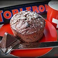 recette INIMITABLE FONDANT AU TOBLERONE NOIR