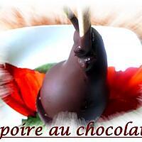 recette poire au chocolat