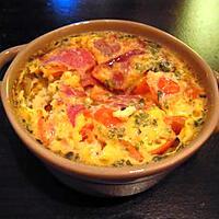 recette clafoutis de coppa et tomates