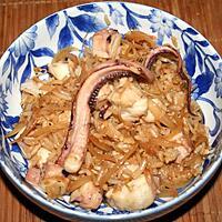 recette Tentacules de calamar façon Nasi Goreng