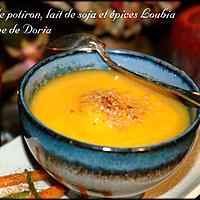 recette Velouté de potiron au lait de soja et épices Loubia