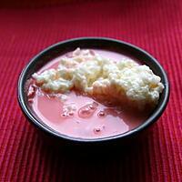 recette crème rose