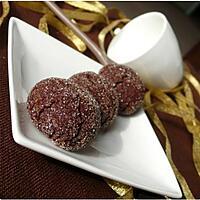 recette Baisers diamantés au chocolat