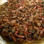 recette TATIN  D'ENDIVES  LARDONS  AMANDES