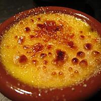 recette Crème brulée à la vanille