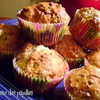 recette ~Muffins aux bananes et au gruau~ 