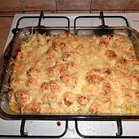 recette gratin de choufleur au poulet