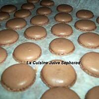 recette LES MACARONS AU CHOCOLAT