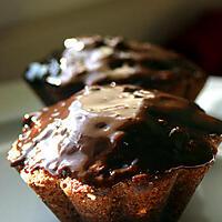 recette Choco-Honey-Dipped Muffins (Muffins glaçage Miel-Chocolat)