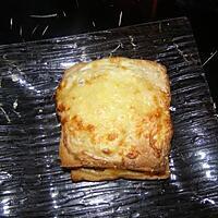 recette croque monsieur a ma façon(n°2)aux poissons pané