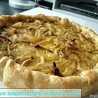 recette TARTE LEGERE AUX OIGNONS