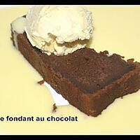 recette CAKE FONDANT AU CHOCOLAT TOUT EN DOUCEUR