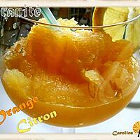 recette Granité à l'orange