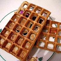 recette GAUFRE GRILLAGEE - LEGERE & CROUSTILLANTE