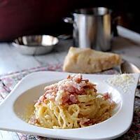 recette Spaghetti à la carbonara