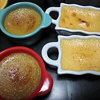 recette CREME BRULEE AUX MARRONS ET CREME BRULEE AUX CLEMENTINES