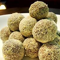 recette Truffes chocolat nougatine...