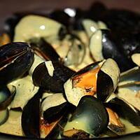 recette Moules sauce curry