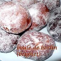 recette boule de berlin ( beignet)