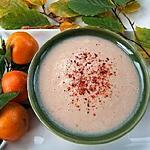 recette Crème de poires et châtaignes au piment d'Espelette version salée