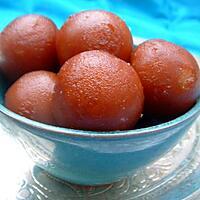 recette Recette de dessert indien les Gulab jamun