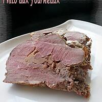 recette Gigot d'agneau au foie gras & au pain d'épices