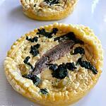 recette Tartelette à la brousse & aux anchois