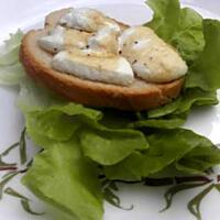 recette Tartine chèvre miel