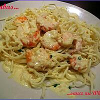 recette Gambas sauce au Whisky