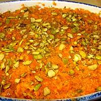recette Halwa aux carottes (recette indienne)