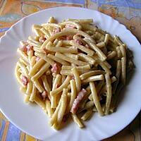 recette Pâte à la carbonara