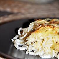 recette Gratin de Spaghettis aux 4 Fromages