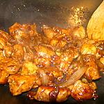 recette Emincés de poulet aux épices et aux miel