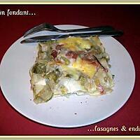 recette Gratin fondant endives & lasagnes