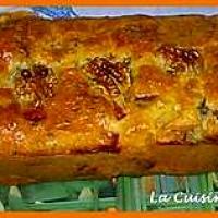 recette Cake d'Automne au Roquefort, Jambon et Noix