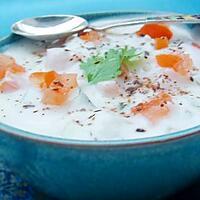 recette Recette indienne Raita concombre tomate