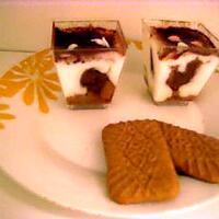 recette Verrines fromage blanc speculos nutella