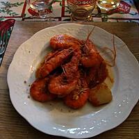 recette GAMBAS sauce piquante